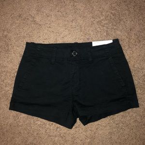 American Eagle Black Khaki Shorts